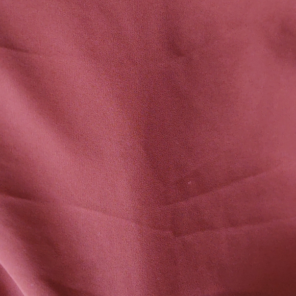 Apt.9 Burnt Orange Red Button up Long sleeve Dress Career Blouse sz S women's - Picture 14 of 14